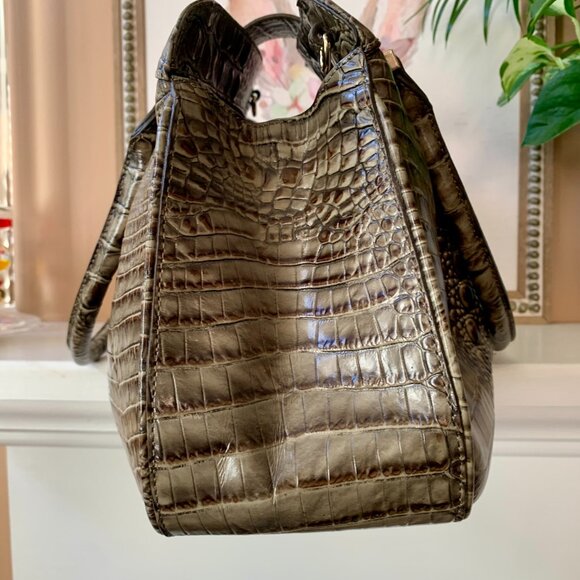 HTF Brahmin Laura satchel EUC - Picture 4 of 9